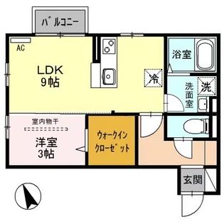 エミグランド A/B/C【2階】の間取り