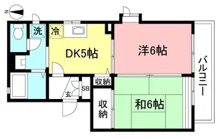 マーヴェラスI【1階】の間取り