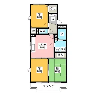 ベルフォーレ本郷【3階】の間取り