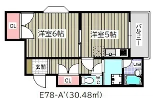 バーデンハイムマサキ【2階】の間取り