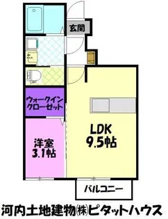 セプター【1階】の間取り