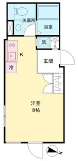 LAPiS原宿II【2階】の間取り