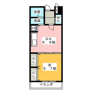 ピアン本山【5階】の間取り
