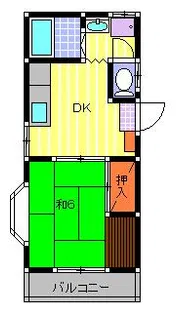 ウインズヒル【1階】の間取り