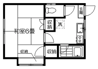 メゾン碧【1階】の間取り