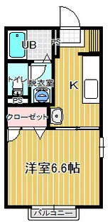 シャルムII【2階】の間取り