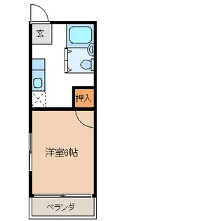 栃木県那須塩原市井口【アパート】の間取り