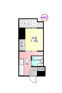 アワノビル【2階】の間取り