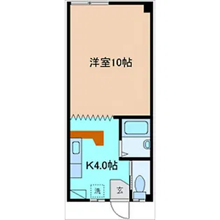 ブルーシャトウ【1階】の間取り