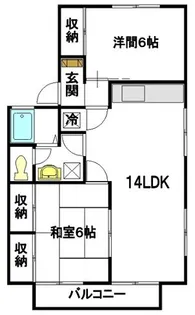 アークヒルズWATANABE 4【1階】の間取り