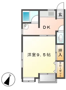 シャトレー大森【1階】の間取り