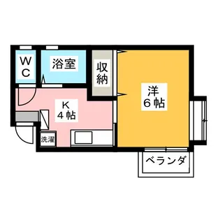 コゥジィコートM【2階】の間取り