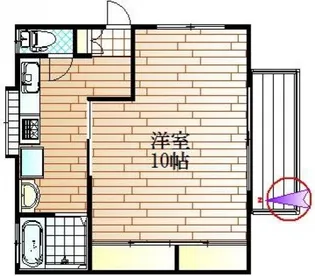 新保コーポ【1階】の間取り