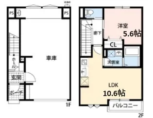 東京都板橋区西台3【一戸建】の間取り