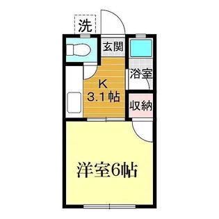 コーポ楠木【2階】の間取り