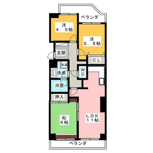 エスポア八事【3階】の間取り