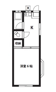 メゾン落合【1階】の間取り