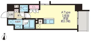 グランドベルヴィ【4階】の間取り