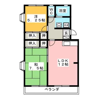 ブラウンコート【2階】の間取り