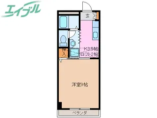 ロイヤルハートピア【4階】の間取り