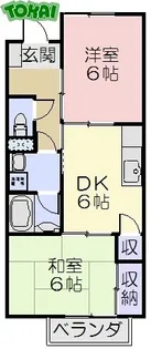 Surplus塚本 A【2階】の間取り