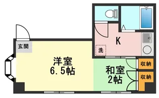 リベラル大橋【2階】の間取り
