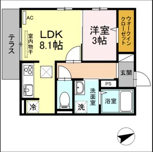 Lead【1階】の間取り