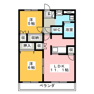 センチュリー99【2階】の間取り