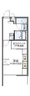 レオパレス神山【1階】の間取り