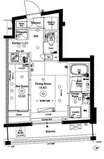 アークマーク八幡山【3階】の間取り