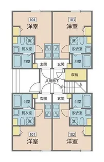 東京都練馬区桜台6【アパート】の間取り