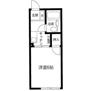 シティハイム桜台【2階】の間取り
