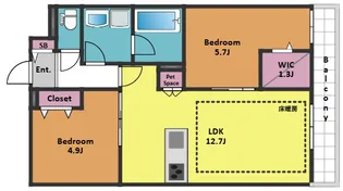 ELYSEE DAIZAWA【1階】の間取り