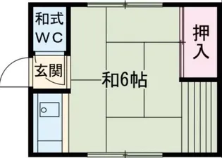 藤荘【2階】の間取り