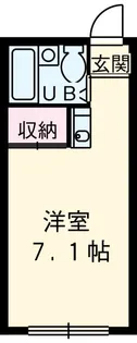 栗原ハイツ【2階】の間取り