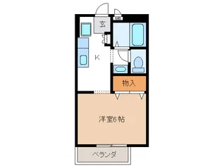 セレクトONE B【2階】の間取り