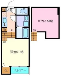 ハーモニーテラス東仙台V【1階】の間取り