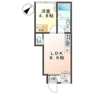 セルリアン・カーサ【1階】の間取り