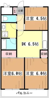 メゾンタグチ【3階】の間取り