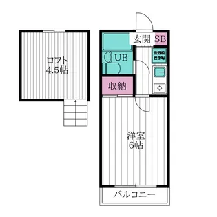 WIN HILL MATSUBARA【2階】の間取り
