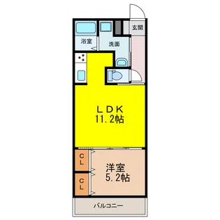 クワトロアンジュ【2階】の間取り