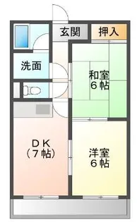 サン・オーレ東福山【4階】の間取り