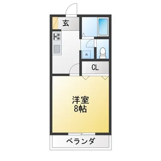 サンポートKE2【2階】の間取り