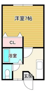 パレス・ミレニアム【1階】の間取り