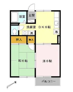 茨城県牛久市柏田町【アパート】の間取り