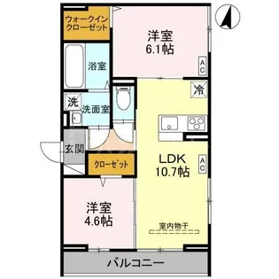 埼玉県さいたま市西区大字指扇【アパート】の間取り