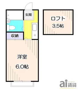 東京都東久留米市小山5【アパート】の間取り