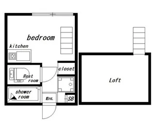 ウェルストン弥生町【1階】の間取り