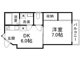 WIND MILL【1階】の間取り