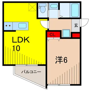 GRAN DEUR東和【1階】の間取り